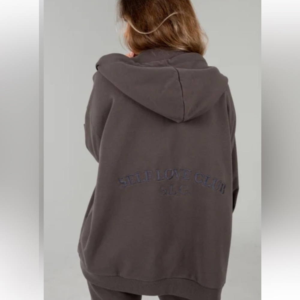 The Mayfair Group Oversized self love hoodie